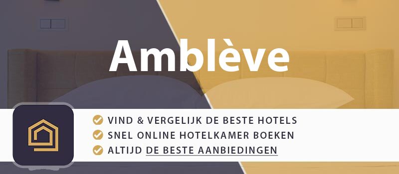 hotel-boeken-ambleve-belgie