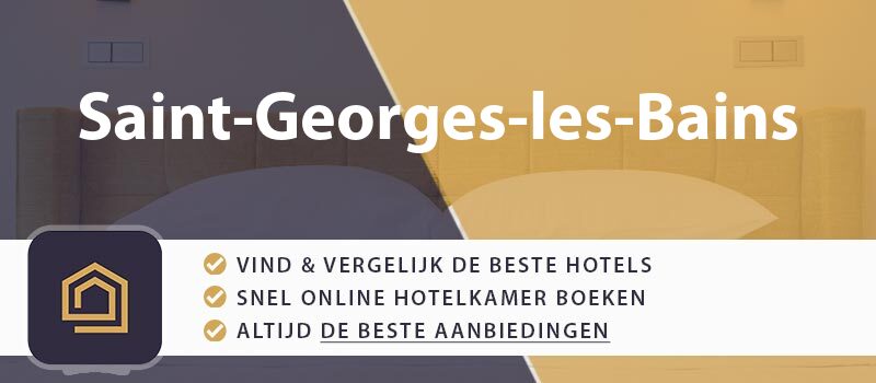 hotel-boeken-saint-georges-les-bains-frankrijk